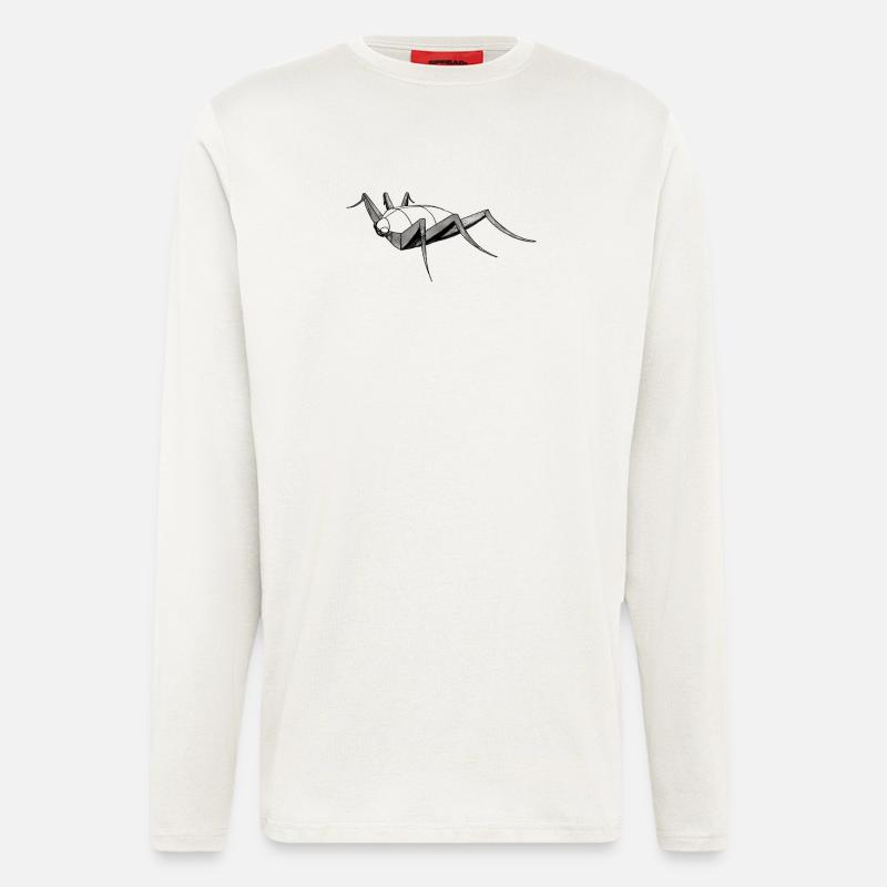 Insect bug bug drawing sketch construction - Longsleeve - made by SPREAD  - OFF WHITE