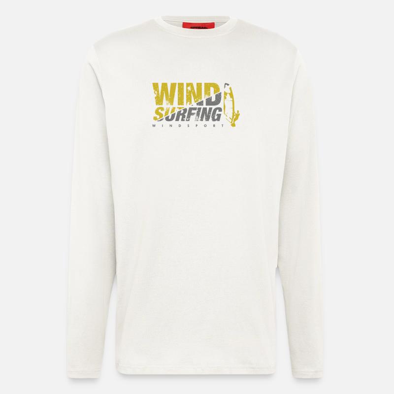 WINDSURFING Windsurfen - Langarmshirt - made by SPREAD  - OFF WHITE