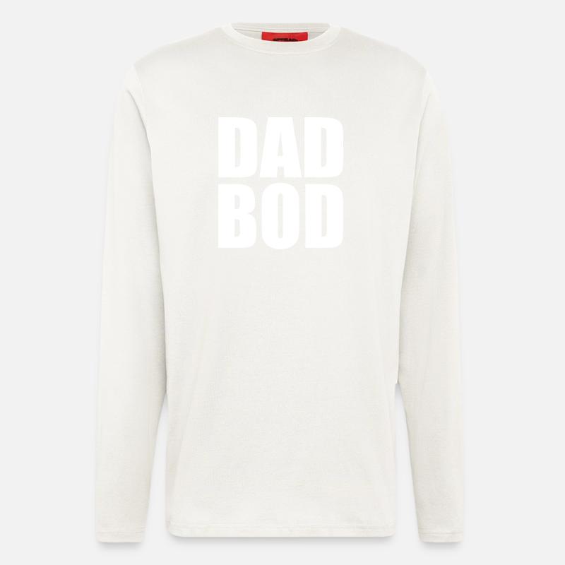 Dad bod - Longsleeve - made by SPREAD  - OFF WHITE