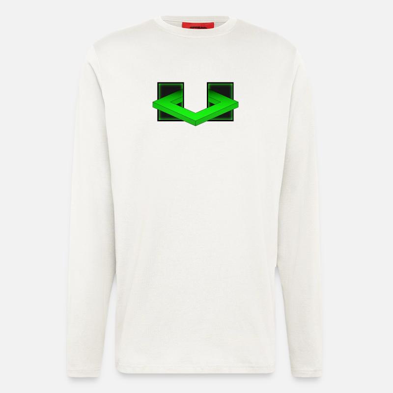 Geometrische Illusion - Langarmshirt - made by SPREAD  - OFF WHITE