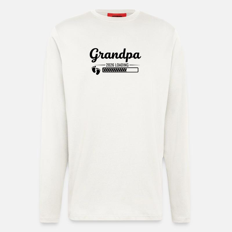 Grandpa 2026 Loading - Langarmshirt - made by SPREAD  - OFF WHITE