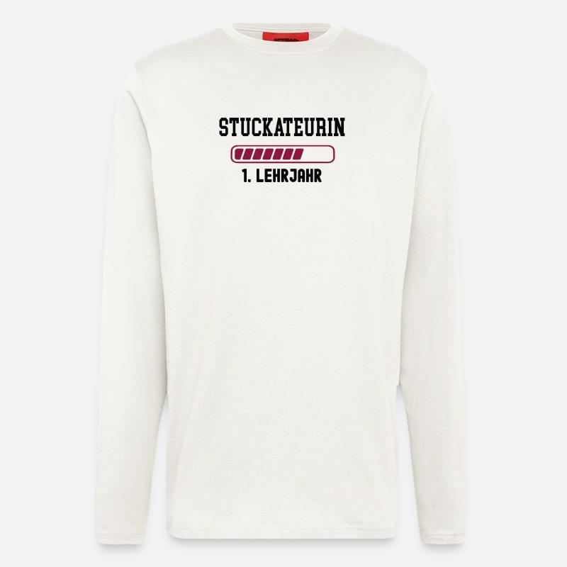Apprenticeship plasterer 1st year apprenticeship trainee - Longsleeve - made by SPREAD  - OFF WHITE