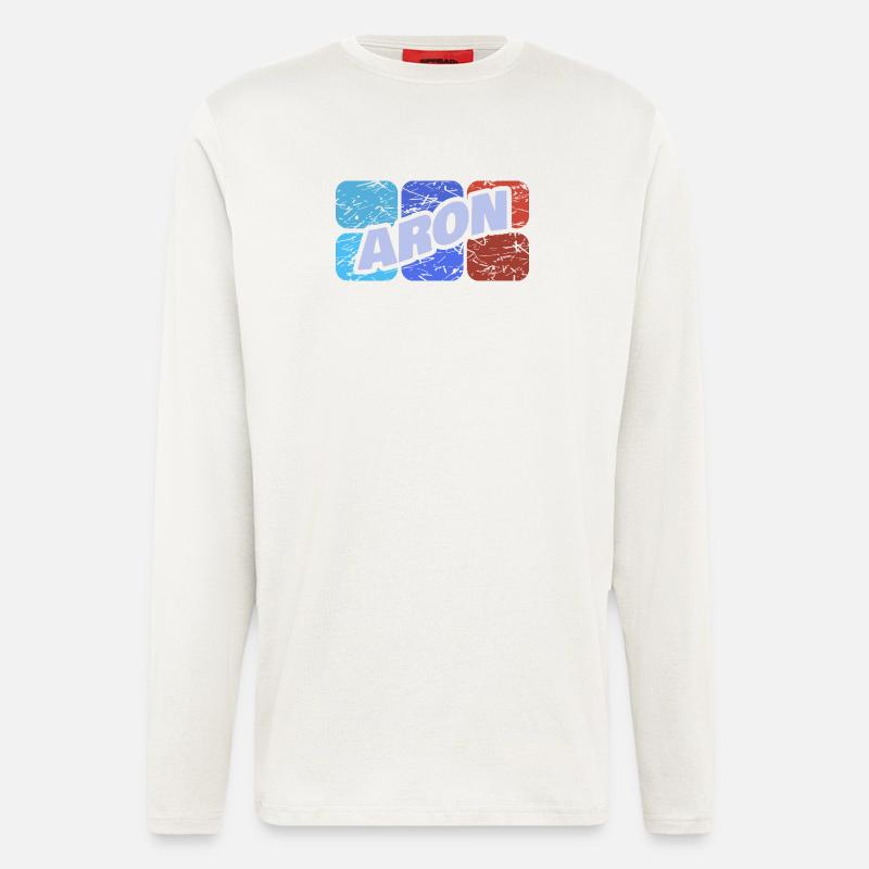 First name Aron - Longsleeve - made by SPREAD  - OFF WHITE
