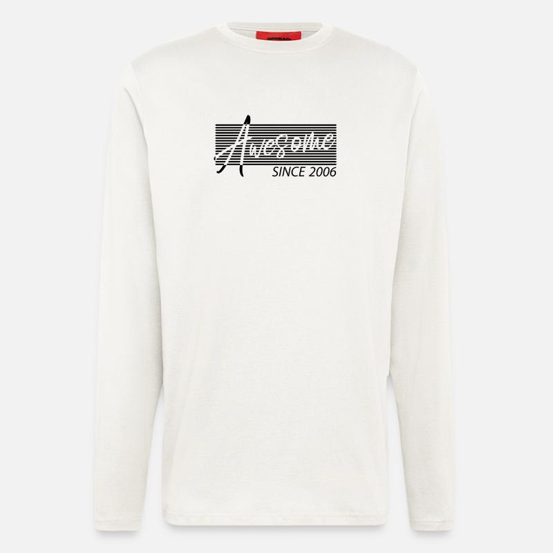 Awesome Since 2006 - Langarmshirt - made by SPREAD  - OFF WHITE