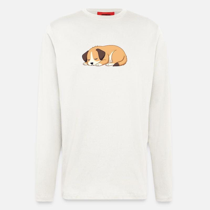 sleeping dog - Longsleeve - made by SPREAD - OFF WHITE