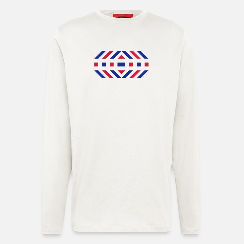 Muster - Langarmshirt - made by SPREAD - OFF WHITE