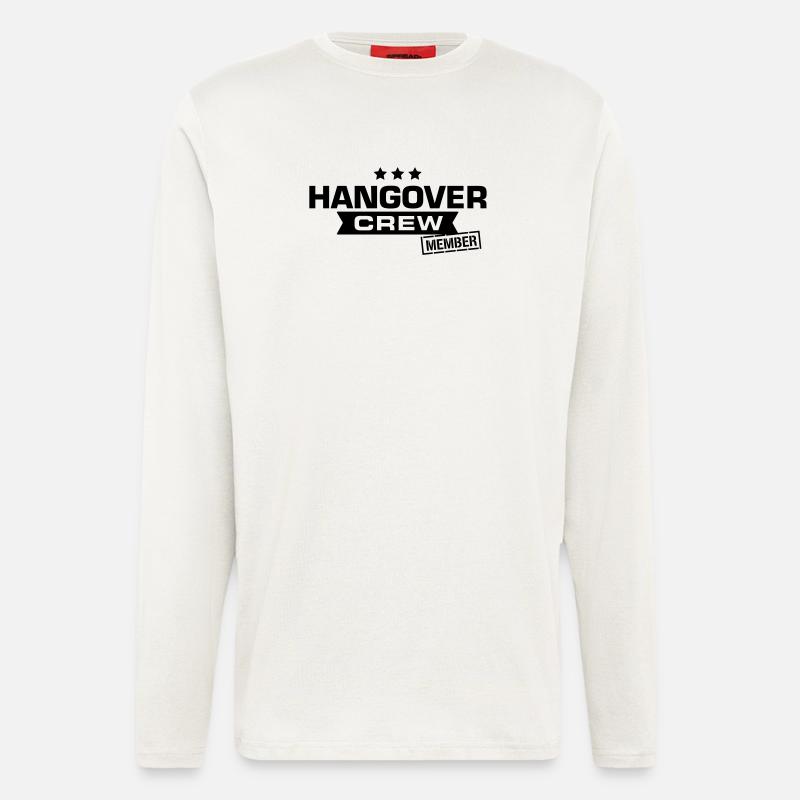 hangover crew junggesellenabschied - Langarmshirt - made by SPREAD  - OFF WHITE