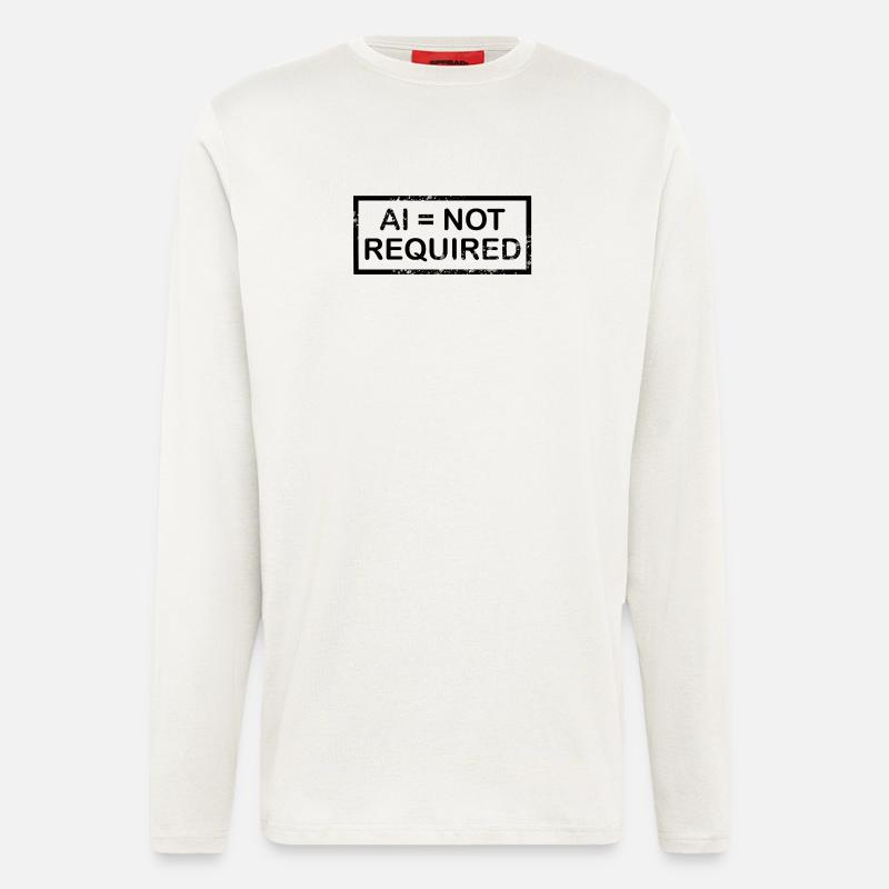 AI = not required (black) - Langarmshirt - made by SPREAD  - OFF WHITE