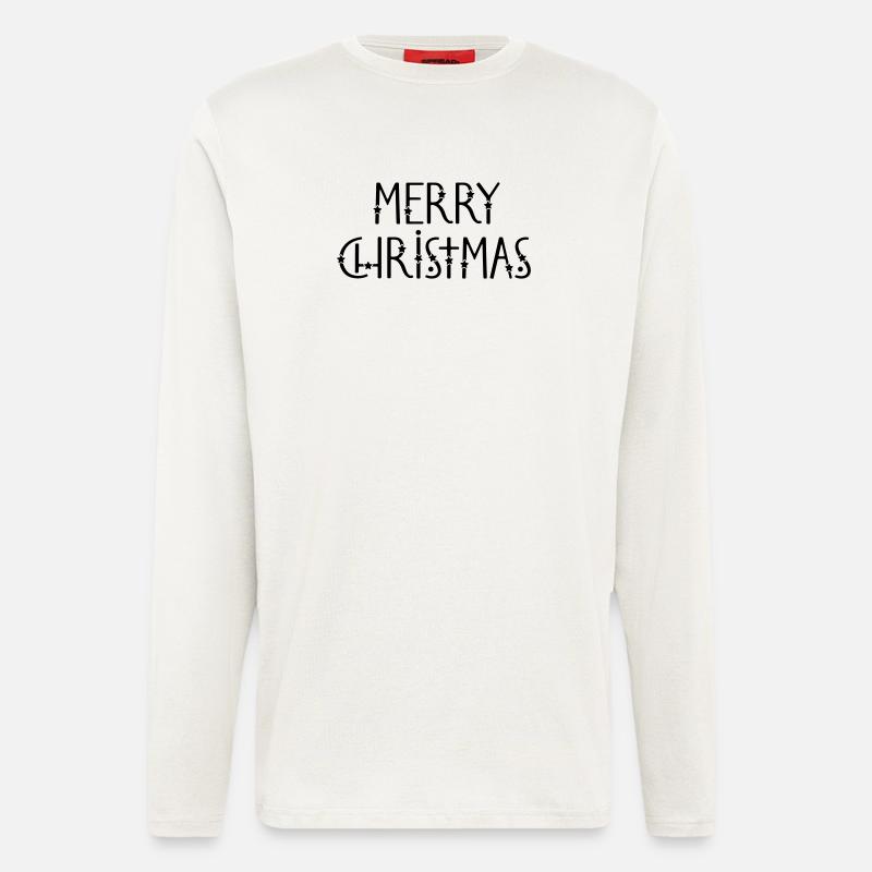 merry christmas - Langarmshirt - made by SPREAD  - OFF WHITE