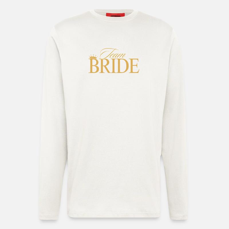 Team Bride! Customizable - Longsleeve - made by SPREAD  - OFF WHITE