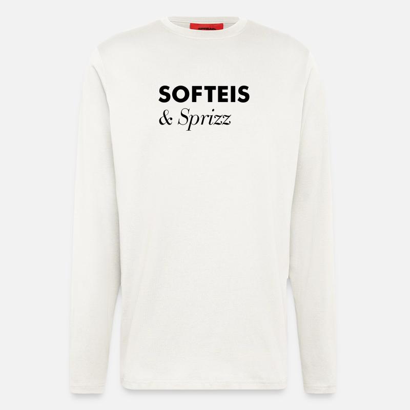 Softeis Sprizz Sommer Urlaub - Langarmshirt - made by SPREAD  - OFF WHITE