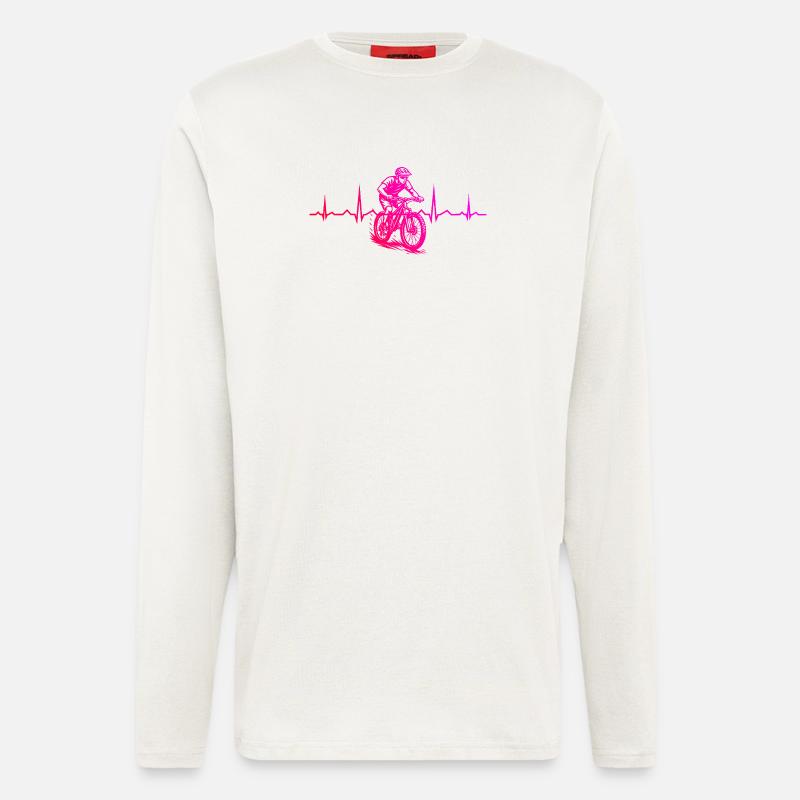 Statement for all mountain bikers - Longsleeve - made by SPREAD  - OFF WHITE