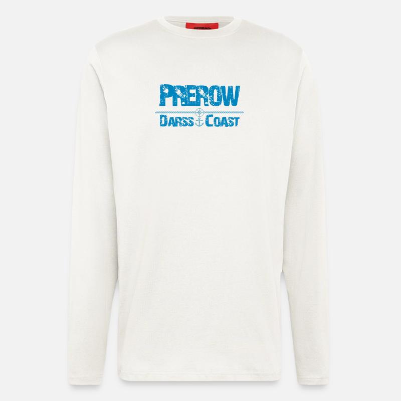 Ostseebad Prerow Darss - Langarmshirt - made by SPREAD  - OFF WHITE