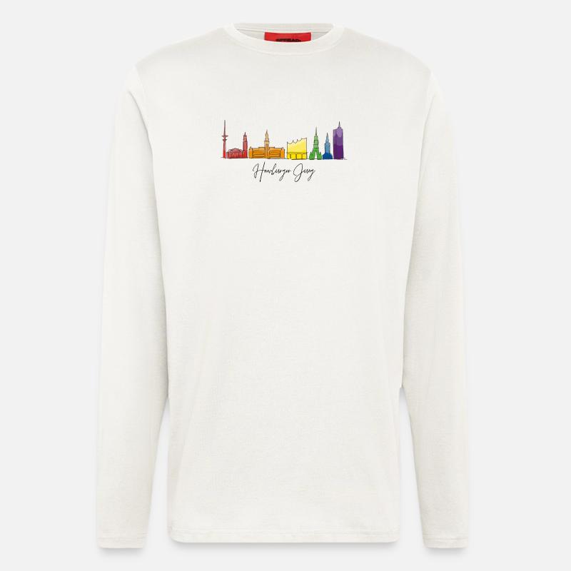 Hamburger Jung - Langarmshirt - made by SPREAD  - OFF WHITE
