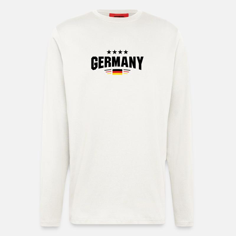 Germany Fankurve - Langarmshirt - made by SPREAD  - OFF WHITE