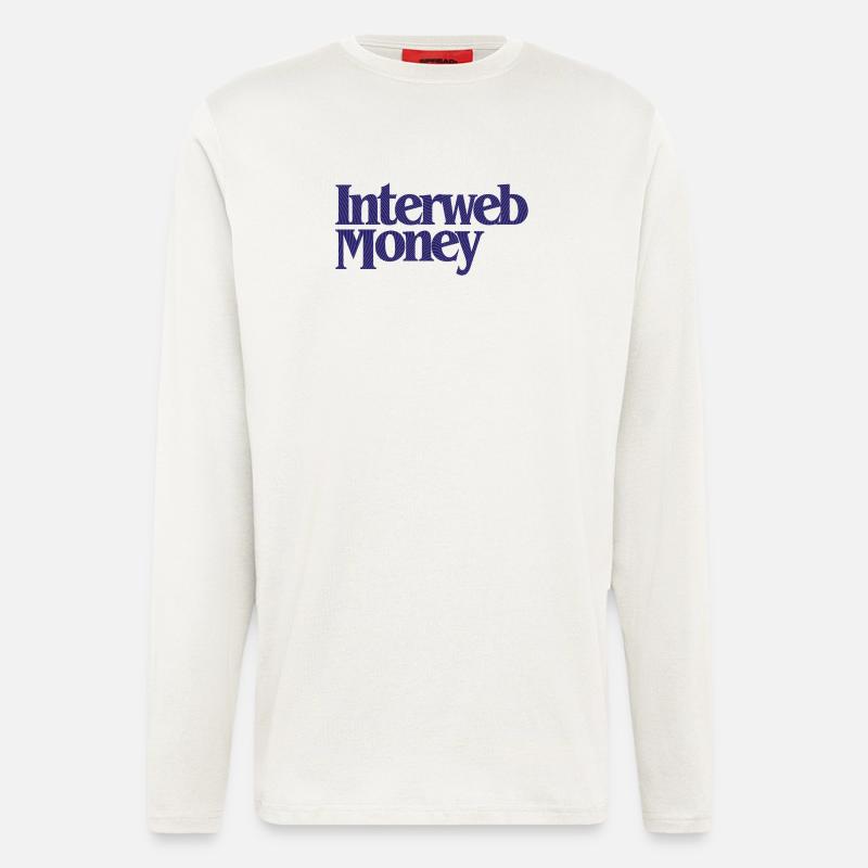 InterwebMoney - Langarmshirt - made by SPREAD  - OFF WHITE