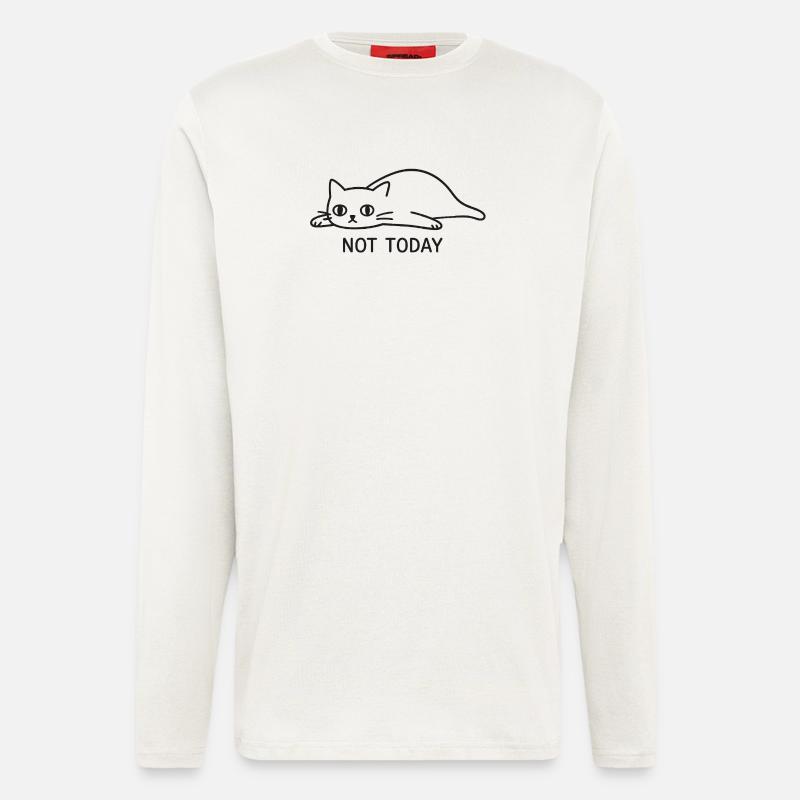 Nicht heute - Langarmshirt - made by SPREAD  - OFF WHITE