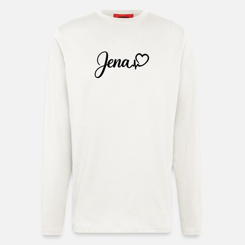 Jena Herzschlag - Langarmshirt - made by SPREAD  - OFF WHITE