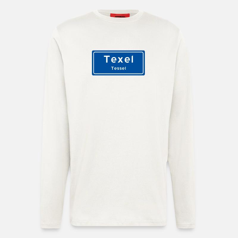 Texel nameplate - Longsleeve - made by SPREAD  - OFF WHITE