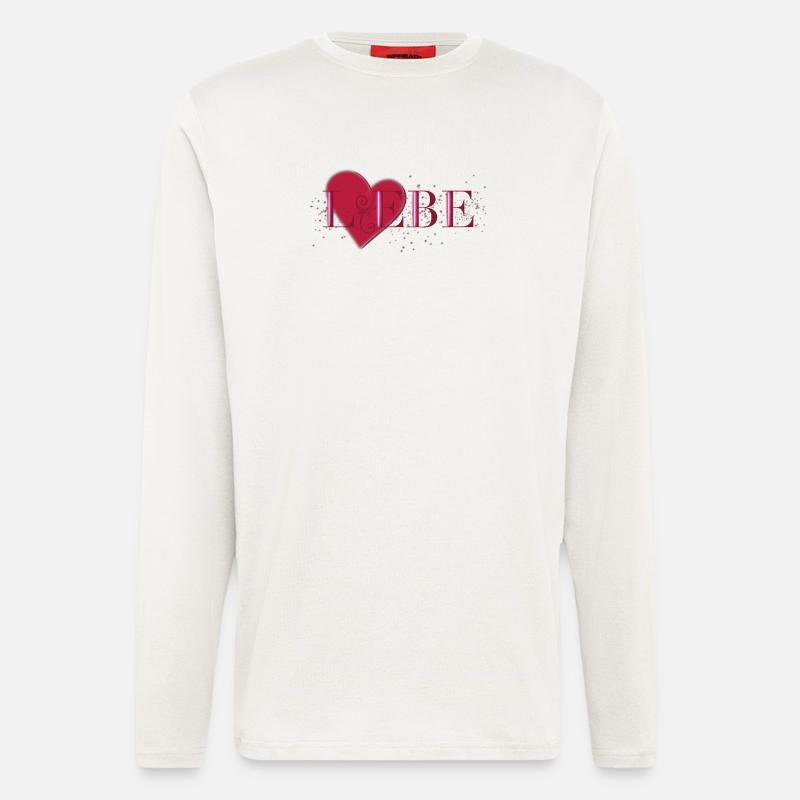 Liebe - Langarmshirt - made by SPREAD - OFF WHITE