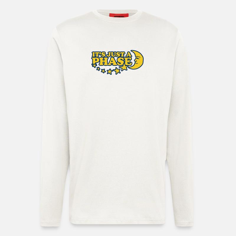 Es ist nur eine Phase - Langarmshirt - made by SPREAD  - OFF WHITE