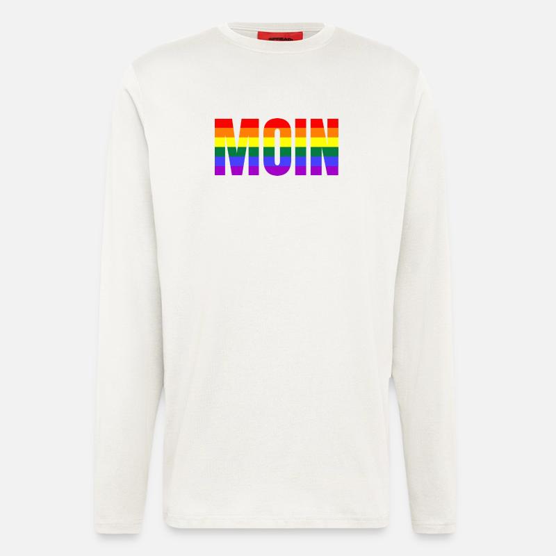 MOIN REGENBOGEN - Langarmshirt - made by SPREAD  - OFF WHITE