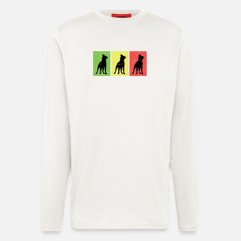 Hundehalter - Langarmshirt - made by SPREAD  - OFF WHITE