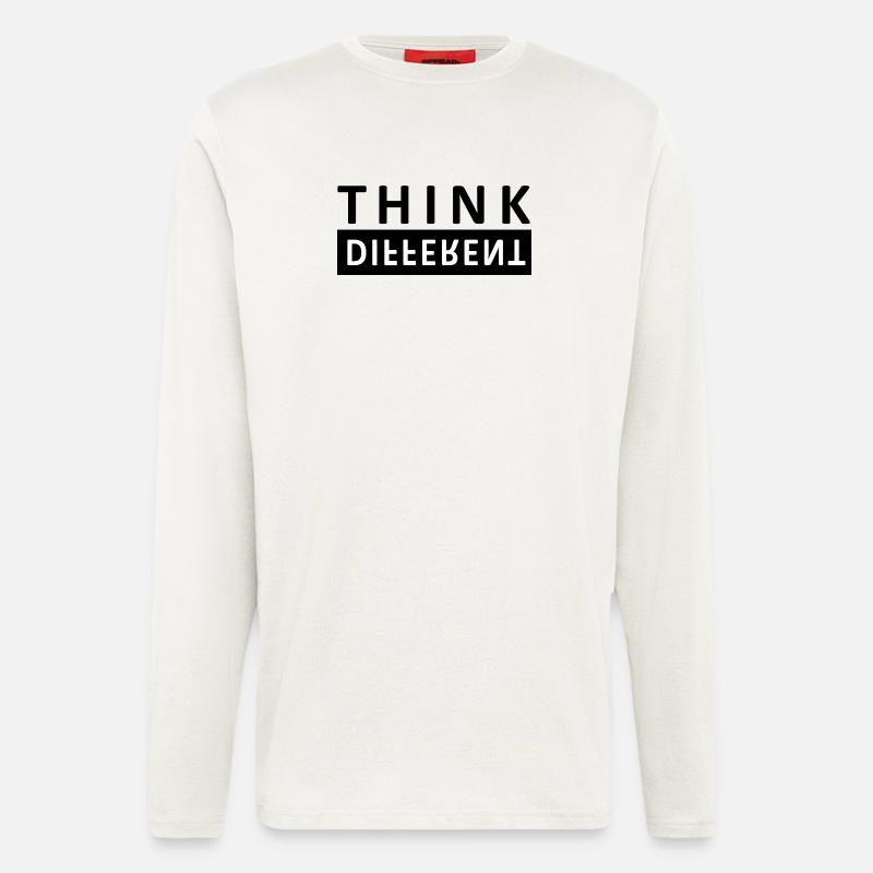 Think Different - Langarmshirt - made by SPREAD  - OFF WHITE