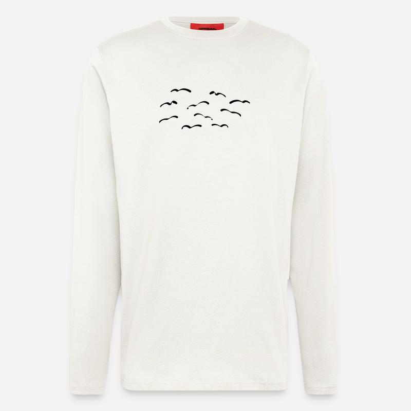 linnut - Longsleeve - made by SPREAD  - OFF WHITE