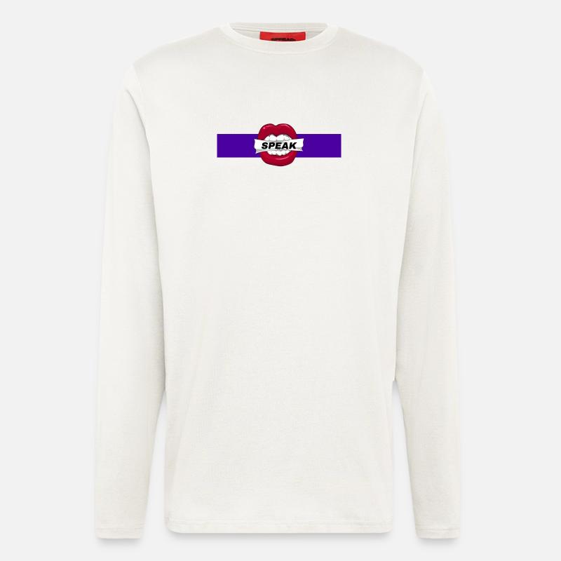 Speak - Langarmshirt - made by SPREAD  - OFF WHITE