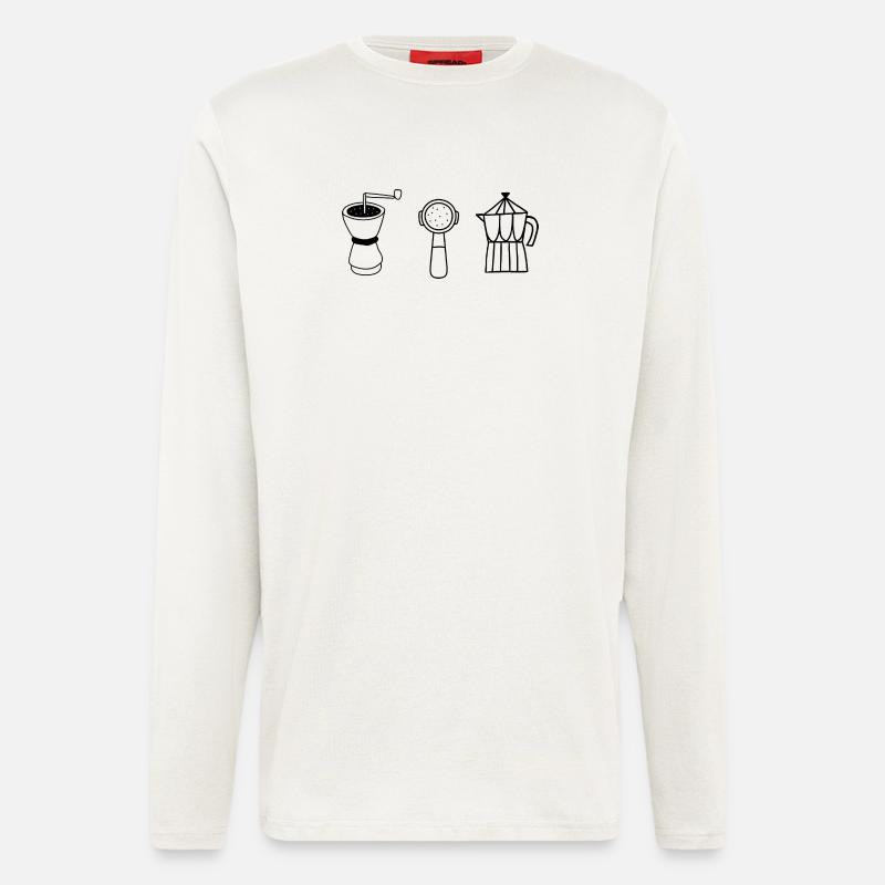 Coffee evolution - Longsleeve - made by SPREAD  - OFF WHITE