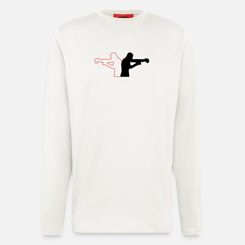boxing - Longsleeve - made by SPREAD  - OFF WHITE