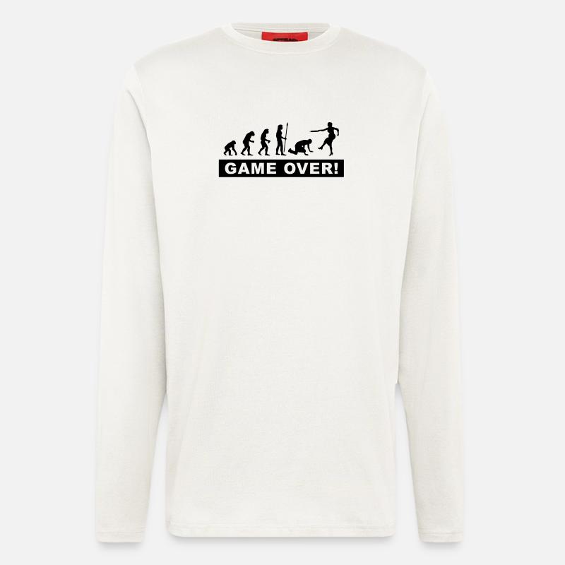 evolution_stag & Henne Nächte - Langarmshirt - made by SPREAD - OFF WHITE