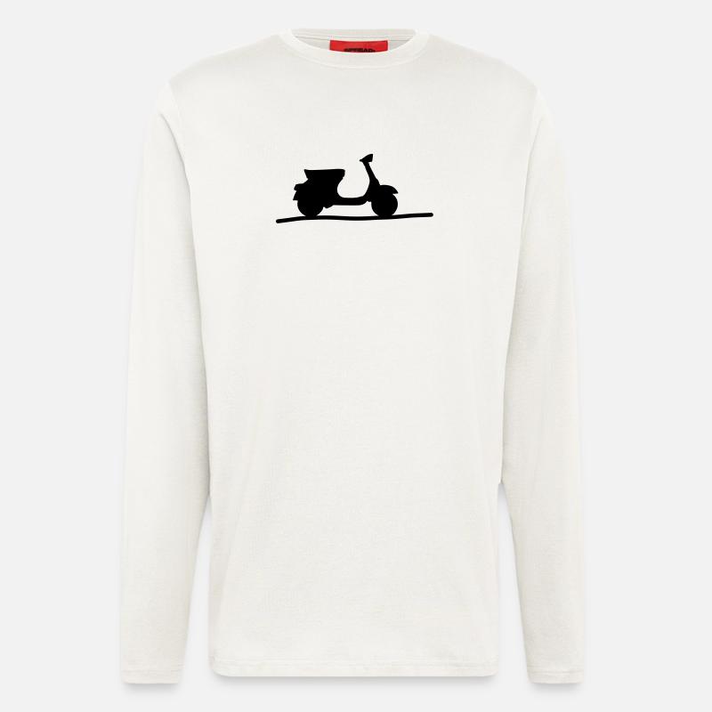 snowmobile - Longsleeve - made by SPREAD  - OFF WHITE