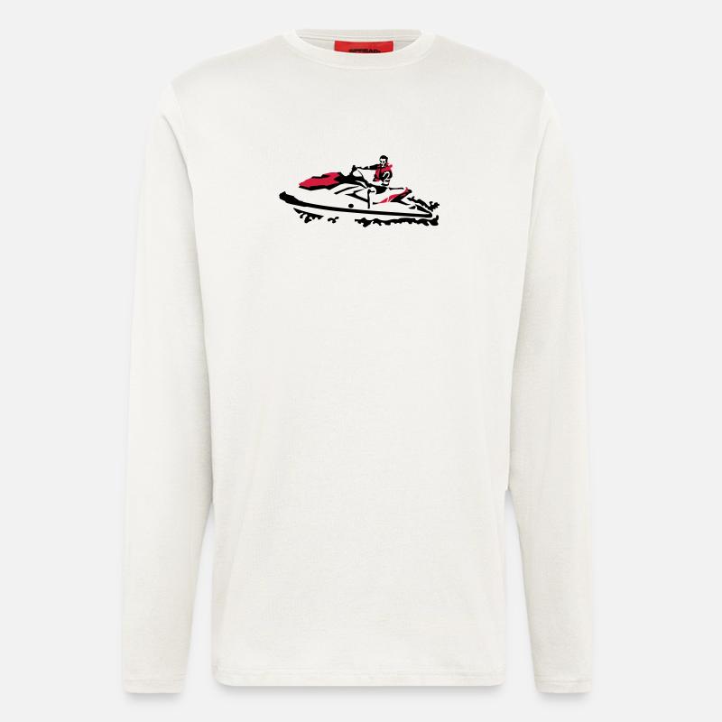 Jetski - Langarmshirt - made by SPREAD  - OFF WHITE