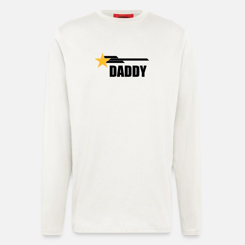 Daddy - Manches longues bio décontracté fabriqué en UE - OFF WHITE