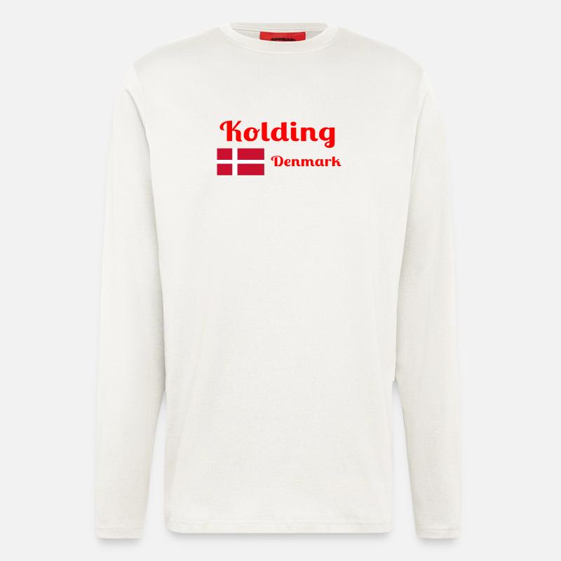 Kolding Denmark - Stylish prints - Longsleeve - made by SPREAD  - OFF WHITE
