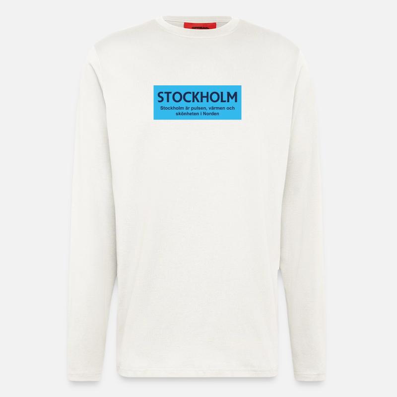 Stockholmer Stolz - Langarmshirt - made by SPREAD - OFF WHITE