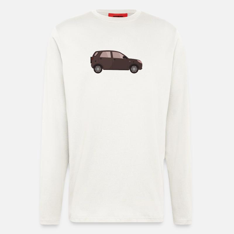 Auto - Langarmshirt - made by SPREAD  - OFF WHITE