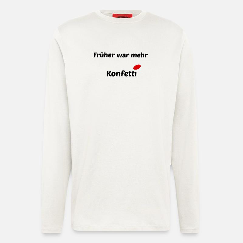 Konfetti frueher - Langarmshirt - made by SPREAD  - OFF WHITE