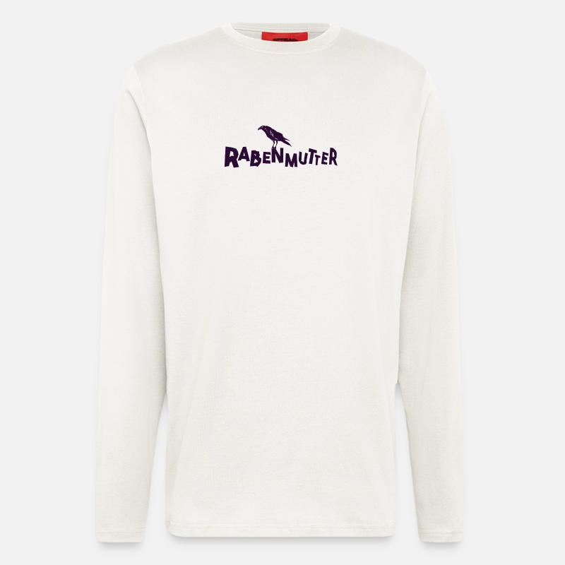 Rabenmutter - Mutter - Mama - Mami - Rabe - Langarmshirt - made by SPREAD  - OFF WHITE