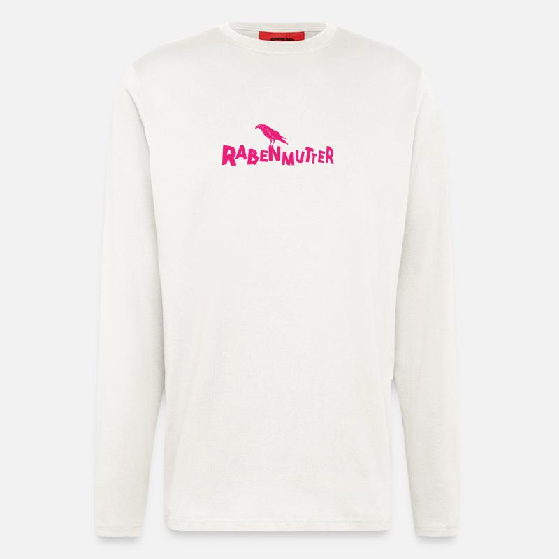 Rabenmutter - Mutter - Mama - Mami - Rabe - Langarmshirt - made by SPREAD  - OFF WHITE