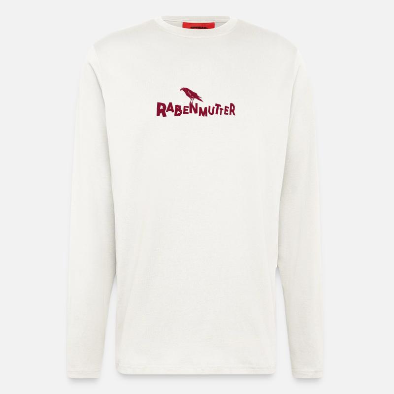 Rabenmutter - Mutter - Mama - Mami - Rabe - Langarmshirt - made by SPREAD  - OFF WHITE