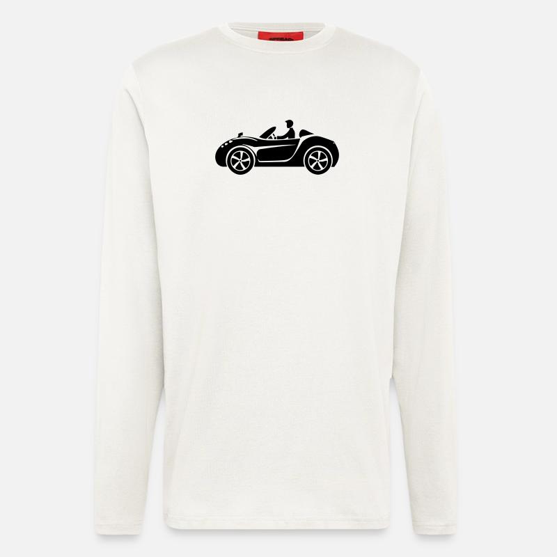 Cabrio Auto - Langarmshirt - made by SPREAD  - OFF WHITE
