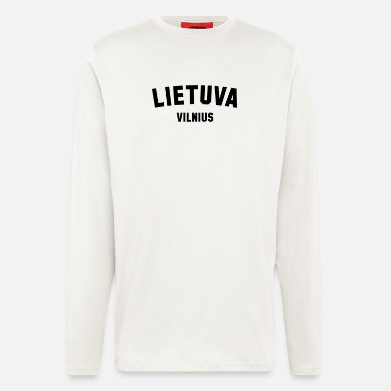 VILNIUS, Lietuva, Lithuania, Lithuania - Longsleeve - made by SPREAD  - OFF WHITE