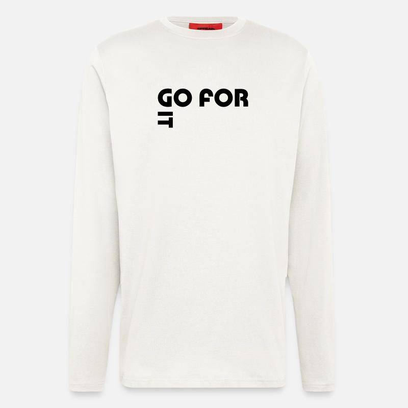 Go for it - Langarmshirt - made by SPREAD  - OFF WHITE
