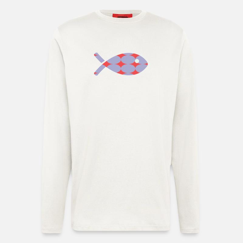 FISCH - Langarmshirt - made by SPREAD  - OFF WHITE