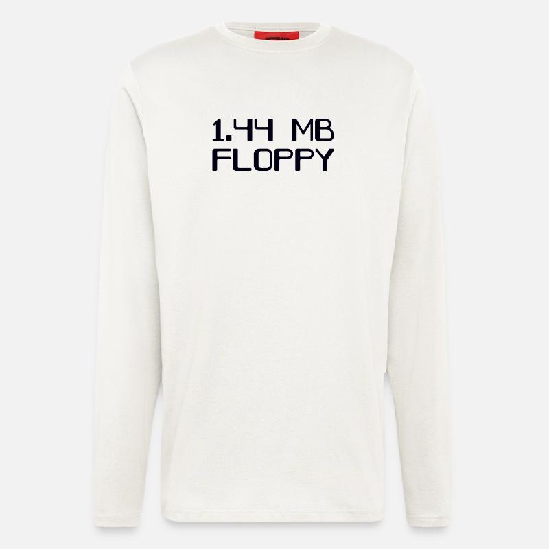 Floppy Disk 90s Storage - Longsleeve - made by SPREAD  - OFF WHITE