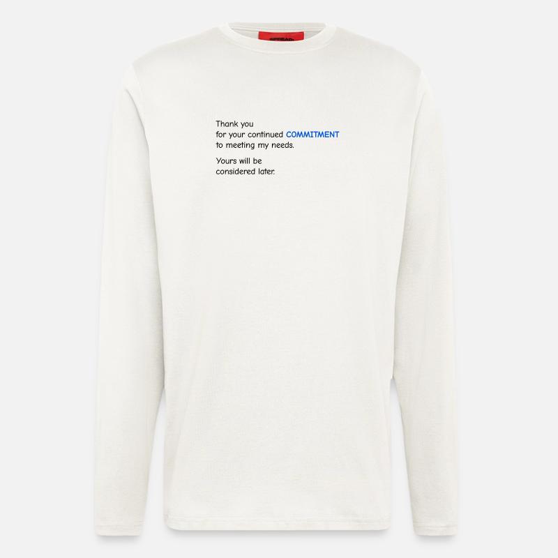 Baby Performance Review - Commitment - Longsleeve - made by SPREAD  - OFF WHITE