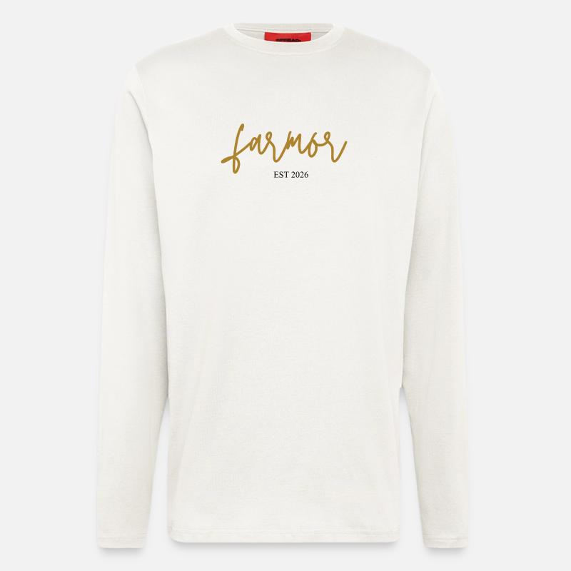 Farmor Est 2026 - Longsleeve - made by SPREAD  - OFF WHITE